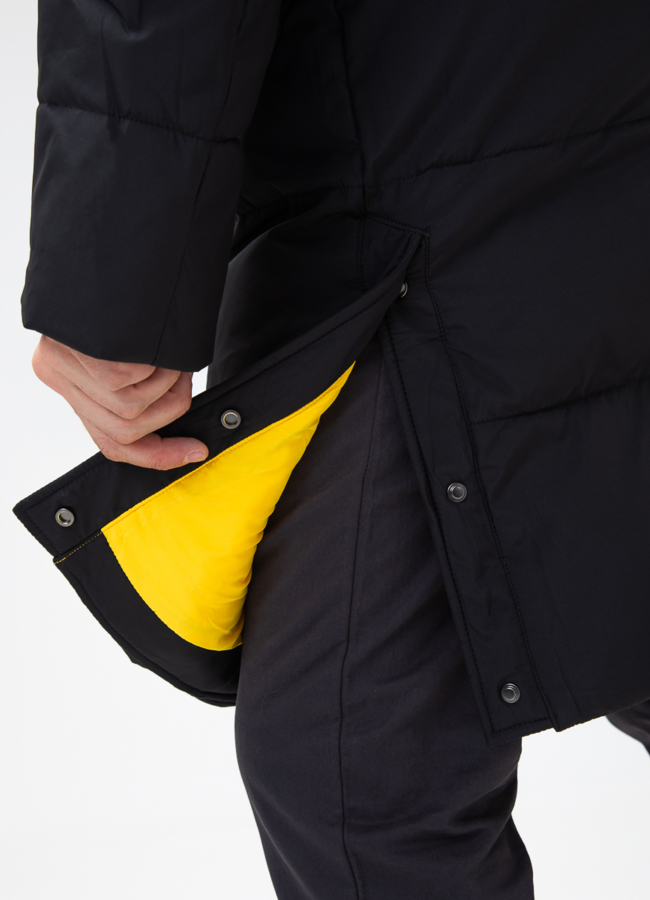 Мужской пуховик с капюшоном  модель № 27992 универмаг малина